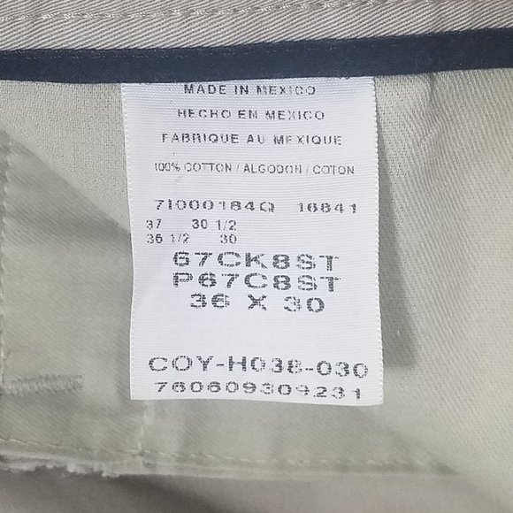 Wrangler Khaki Pants 36x30 - Picture 2 of 8